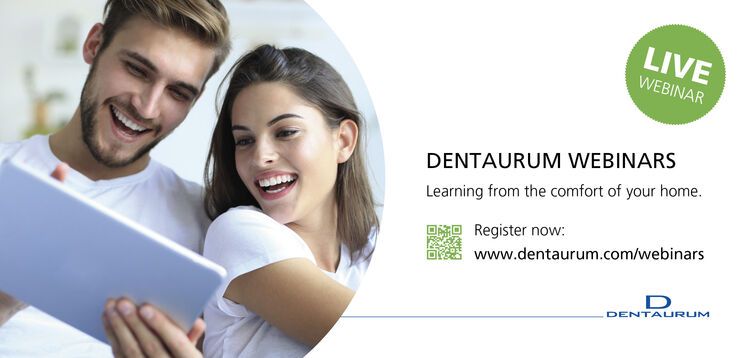 Distance training: Dentaurum extends its range of webinars