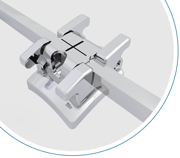 Self-ligating brackets