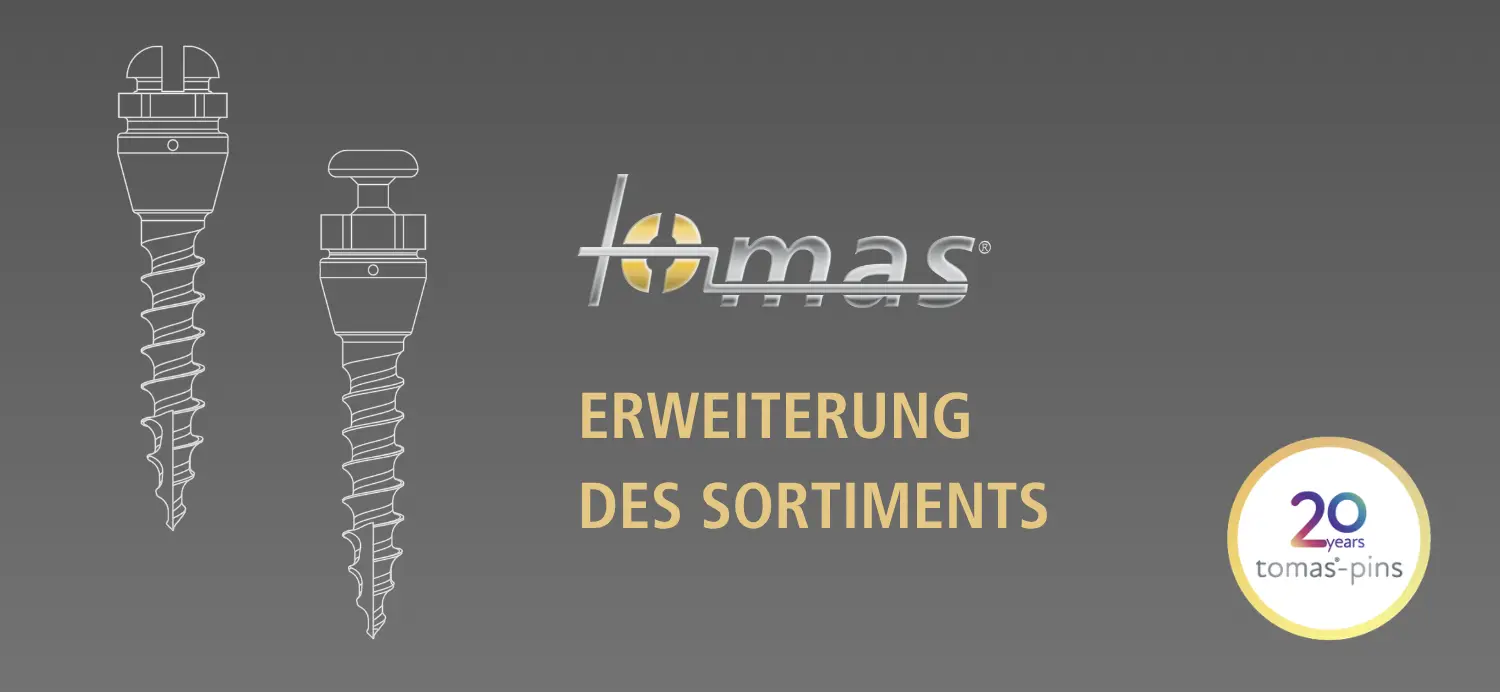 Das tomas&reg; Portfolio w&auml;chst