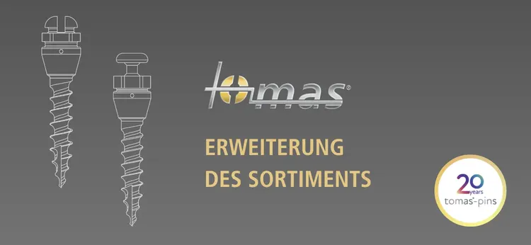 Das tomas&reg; Portfolio w&auml;chst